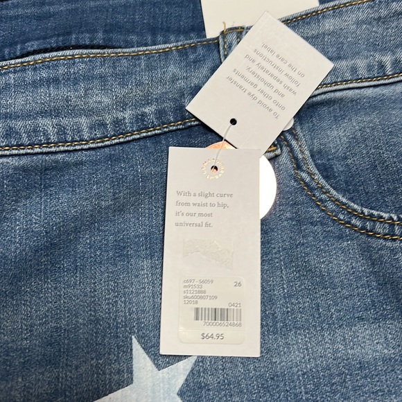 Lane Bryant Signature Fit Boyfriend Jean Midi Short - Picture 8 of 10